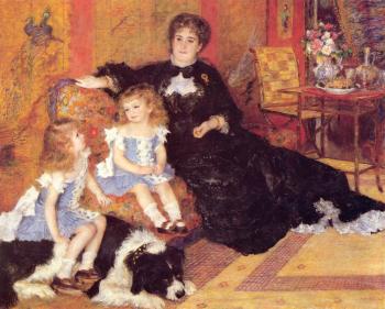Pierre Auguste Renoir : Madame Georges Charpentier and her Children, Georgette and Paul
